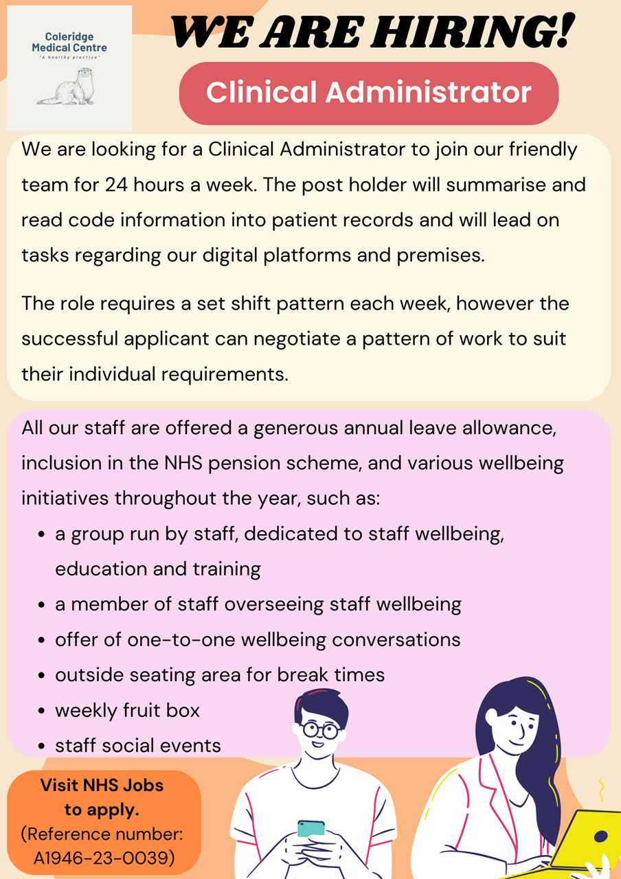 Clinical Administrator poster